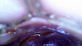 Watch Real Pussy Orgasm Contractions! Sperm Discovered In Juice Under Microscope!