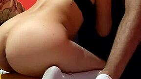 Schoolgirl Rides Teacher In Uniform?