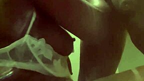 Ebony girl sucks big cock