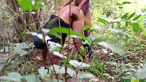 Slept with a strange woman I met in the bush for wild action. Her hairy body took every hard thrust.