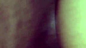 Wife in stockings bent over for doggystyle