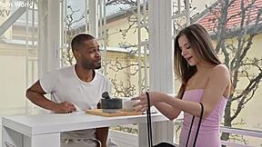 petite brunette miami had a quickie four-hand massage with me.