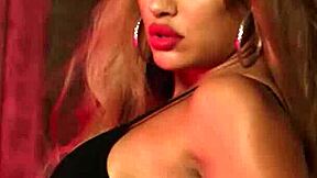 Sexy milf rips lingerie while working out with hot babe, posing naked for playboy with big tits and ass.