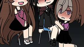 Gacha sex unfolds with stepfather and stepdaughter