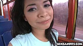 round ass teen latina gets doggystyled hard with big tits