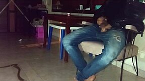 Deep throat for rent payment, unexpected choking at the end