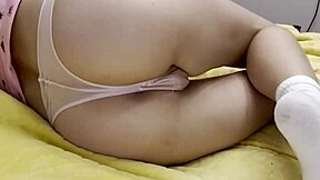 Tight Pussy Ebony Teen Gets Huge Cumshot Facial