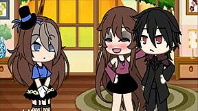 Gacha sex unfolds with stepfather and stepdaughter