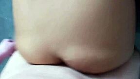 teen caught hiding pearl necklace in vagina, bent over for pov blowjob 😏