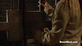 Slutty Lesbian Slave Bound And Masturbating To Orgasm