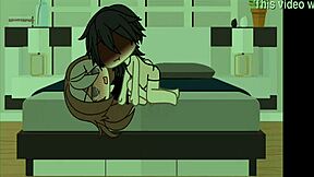 Gacha sex unfolds with stepfather and stepdaughter