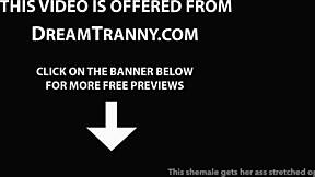 Brunette Shemale Feels Intense Creampie Pleasure