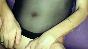 Beautiful Lingerie On The Skinny Wifes Body, highlighting her wet pussy and anal curves.