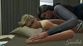 Step MOM HUNGRY for Little KEVIN'S COCK Before BED!