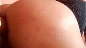 Fucking my tight hole with homemade anal cowgirl masturbation