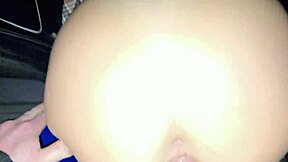 a taxi driver captures married bride paying for ride with cum in mouth outdoors