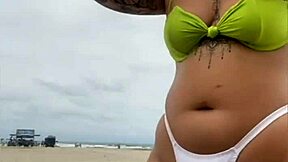 Why did the cheese vendor keep staring at my beach display?