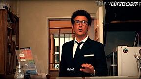 Pervert Businessman Fucks Young 18+ Hostel Roommate with Barbara Bieber & Conny Dachs