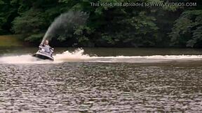 Sexy brunette babe in bikini, is she teasing or inviting more?