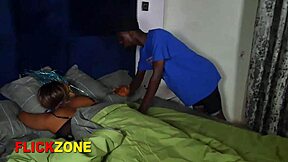 both step siblings enjoying fingering and close-up ass play