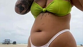 Why did the cheese vendor keep staring at my beach display?