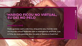 While husband is virtual, I get fucked hard