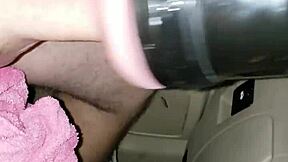 Amazing Blowjob on Black Cock with Deepthroat and Cumshot!