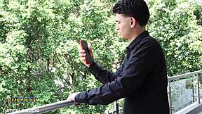 Madison Stil cheats with friends, gets caught, joins intense DP gang bang. Her husband jumps in for cum on face action.