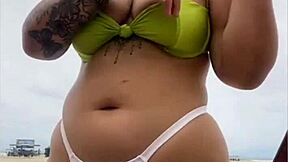 Why did the cheese vendor keep staring at my beach display?