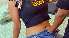 Hot Malaysian Girl, wow, banging her neighbor with that tight shaved pussy!