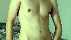 Masturbating to huge orgasm on webcam in bedroom.