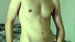 Masturbating to huge orgasm on webcam in bedroom.