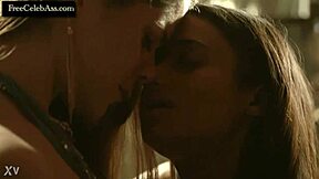 Kaniehtiio Horn in Hot Lesbian Sex Scene from Hemlock Grove S1E9