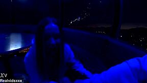 blowjob in amusement park then quick standing fuck just after back home