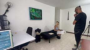 i watched the tailor from medellín fuck the hot venezuelan in cowgirl.