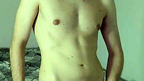 Masturbating to huge orgasm on webcam in bedroom.