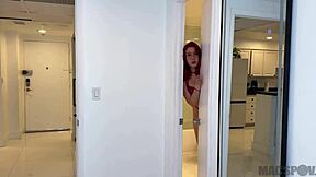 Zoey digiacomo licks dad's best friend's big cock