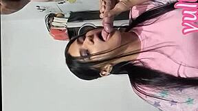 Horny Stepmother Seduces Stepson And Swallows Cum In Colombian Lingerie