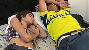 Unplanned Sex Sharing Bed With Stepsister College Homemade