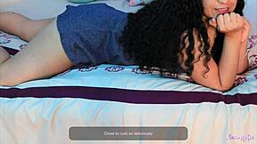 How does agatha guide your jerk off countdown?