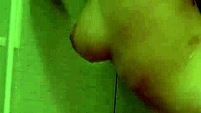 What is Antonia Sainz doing in the bathroom?