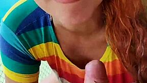 Screaming Redhead Young 18+ Banged Hard in Public Outdoor Spot