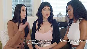 She Tasted Sorry In Threesome To Make Up For Two-Timing - Alex Coal Nicole Kitt Little 18+ Puck