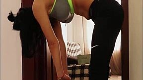 So, you gonna pound me during yoga and finish inside? Creampie time!