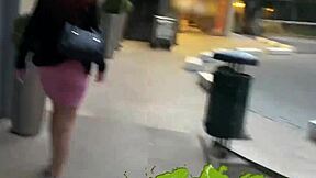 Small titted Ariel flashes tits for BBC fucking outdoors!