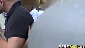 hey, look at this couple fucking through the window