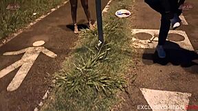 Hotwife Puta Fulfills Cuckold Dream with Monster Cock at Public Gloryhole