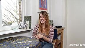 ersties sexy babe masturbates watching hot scene on our site