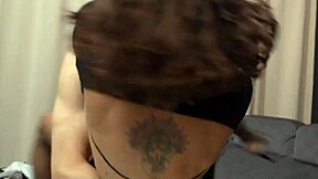 Hot milf secretary squirts while receiving massive cum load