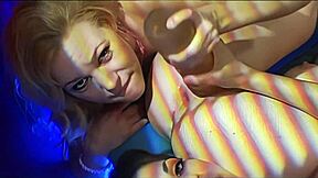 Eighteen-year-old whores phoebe and vanessa lynn give a double blowjob before assfucking